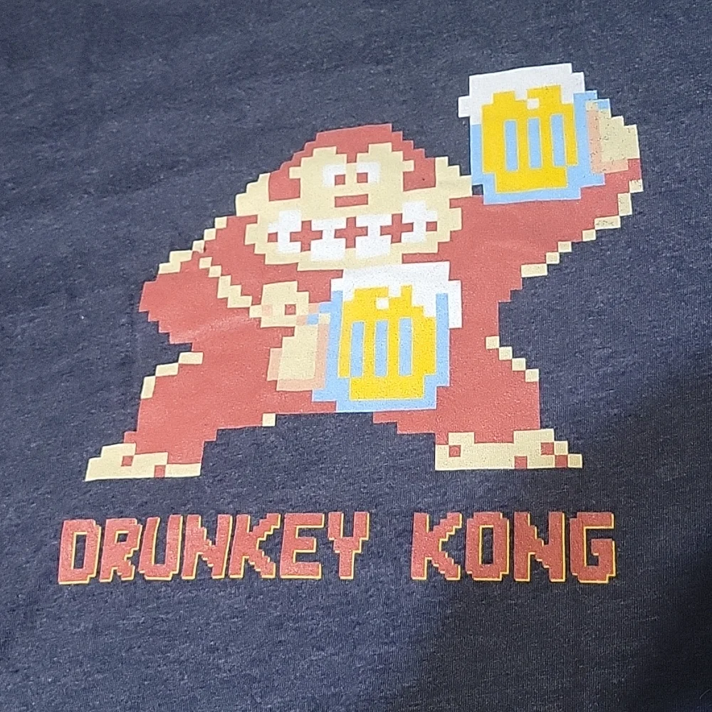 Drunkey Kong Chive Tees  men's size S t-shirt - Picture 2 of 6